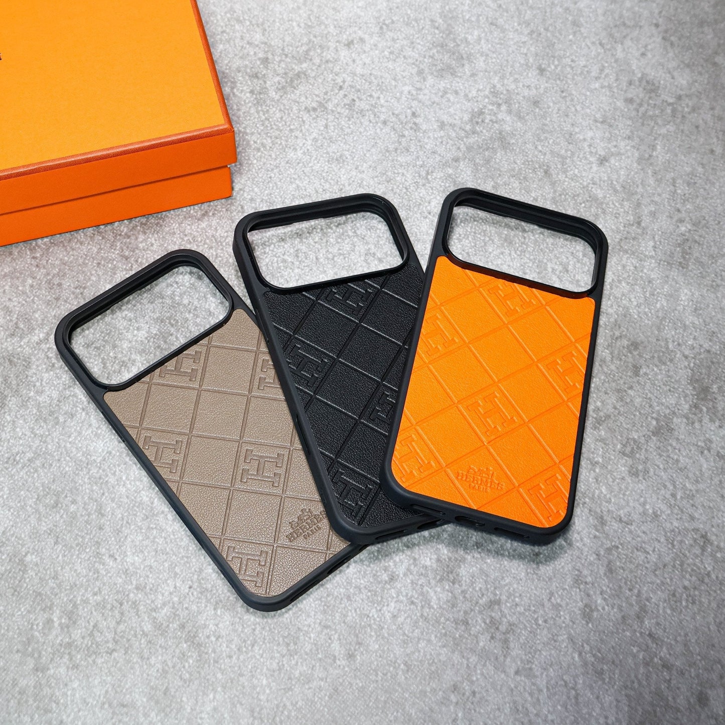Stamped Leather Phone Case For iPhone 12-17
