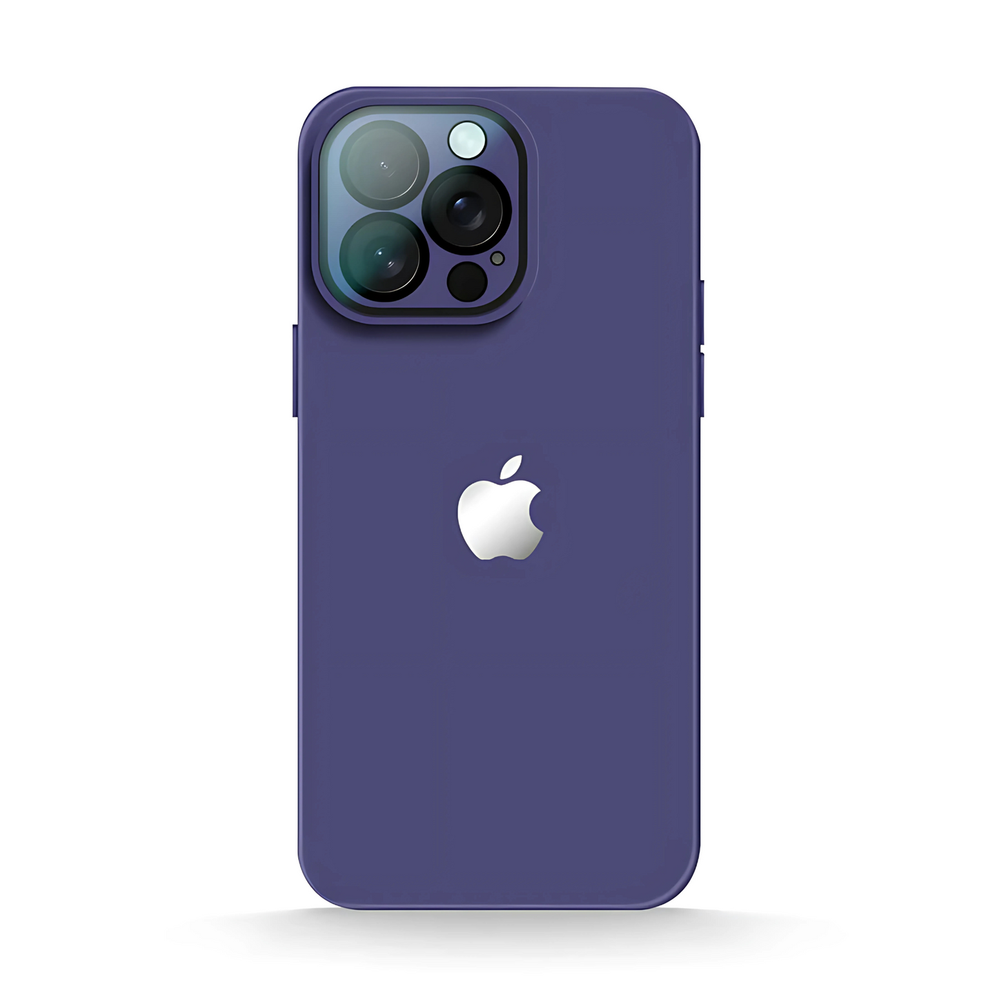 Luxury Frosted Case with Lens Tempered Glass Protection For iPhone 16 / 15 / 14