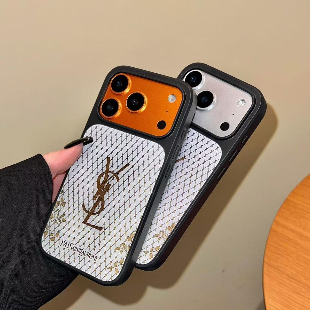 Luxury Gilded Style Phone Case for iPhone 14-18 Pro & Pro Max