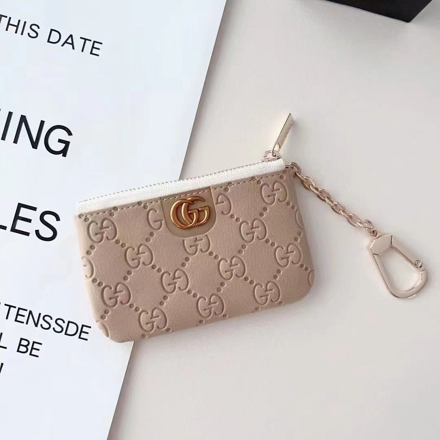 Style Embossed Keychain Wallet