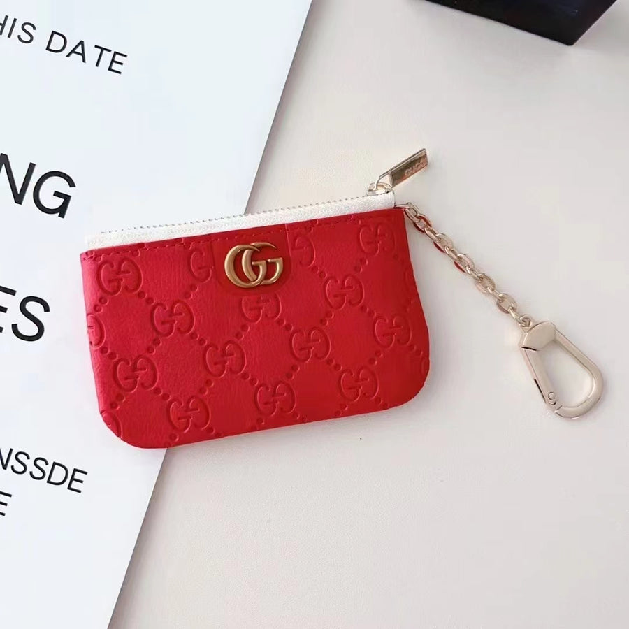 Style Embossed Keychain Wallet