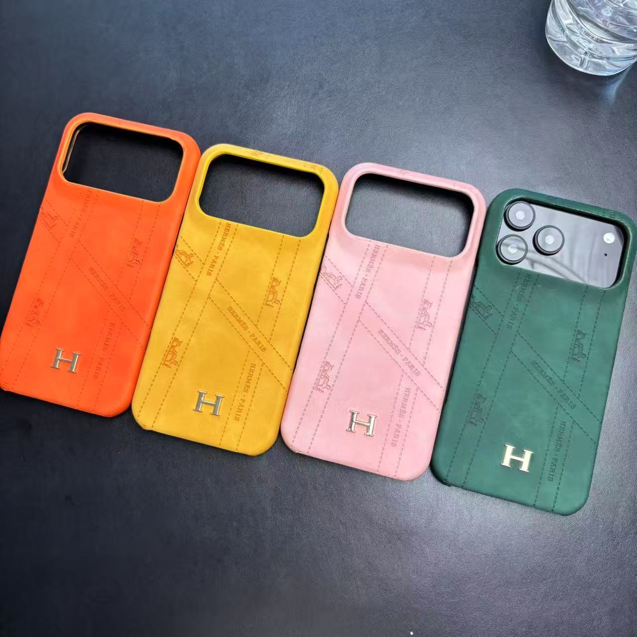 Luxury Leather Phone Case For iPhone 12-17