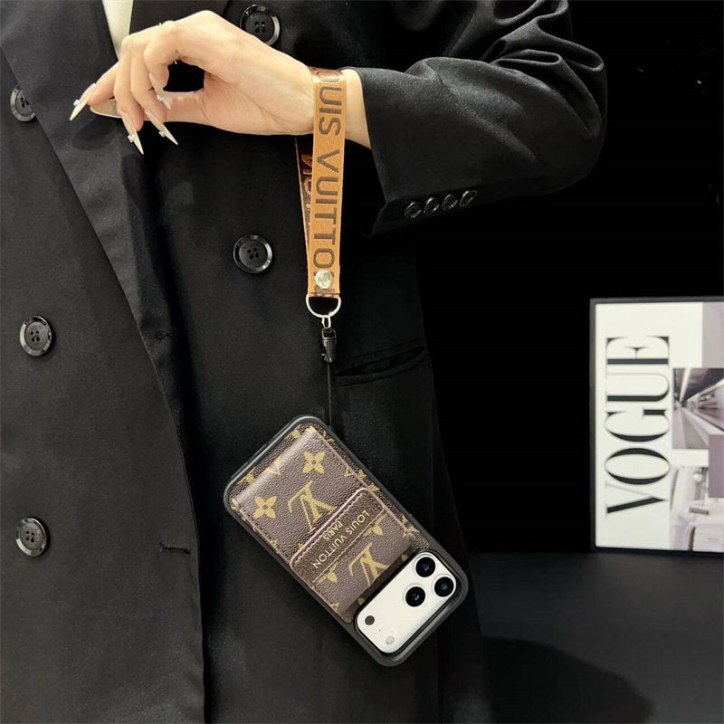 Louis Vuitton Phone case with card slot for iPhone 17/ 16 / 15 / 14