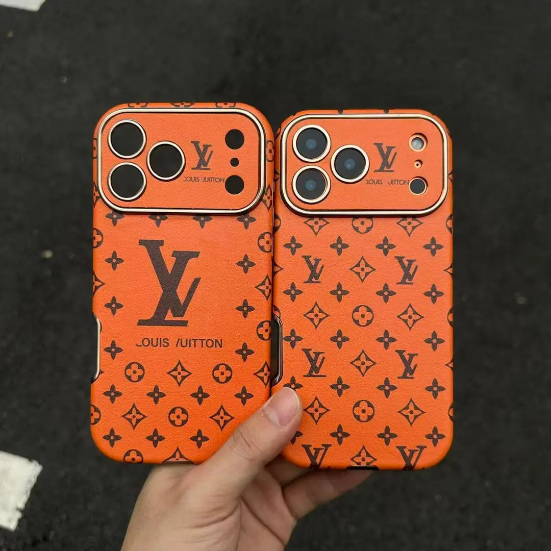 luxury LV fashion leather iPhone 17 / 16 / 15