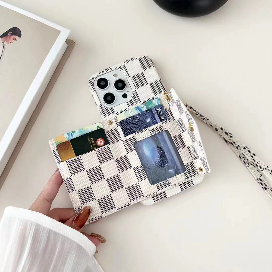 NEW IPHONE LEATHER WALLET PHONE CASE theroxymob
