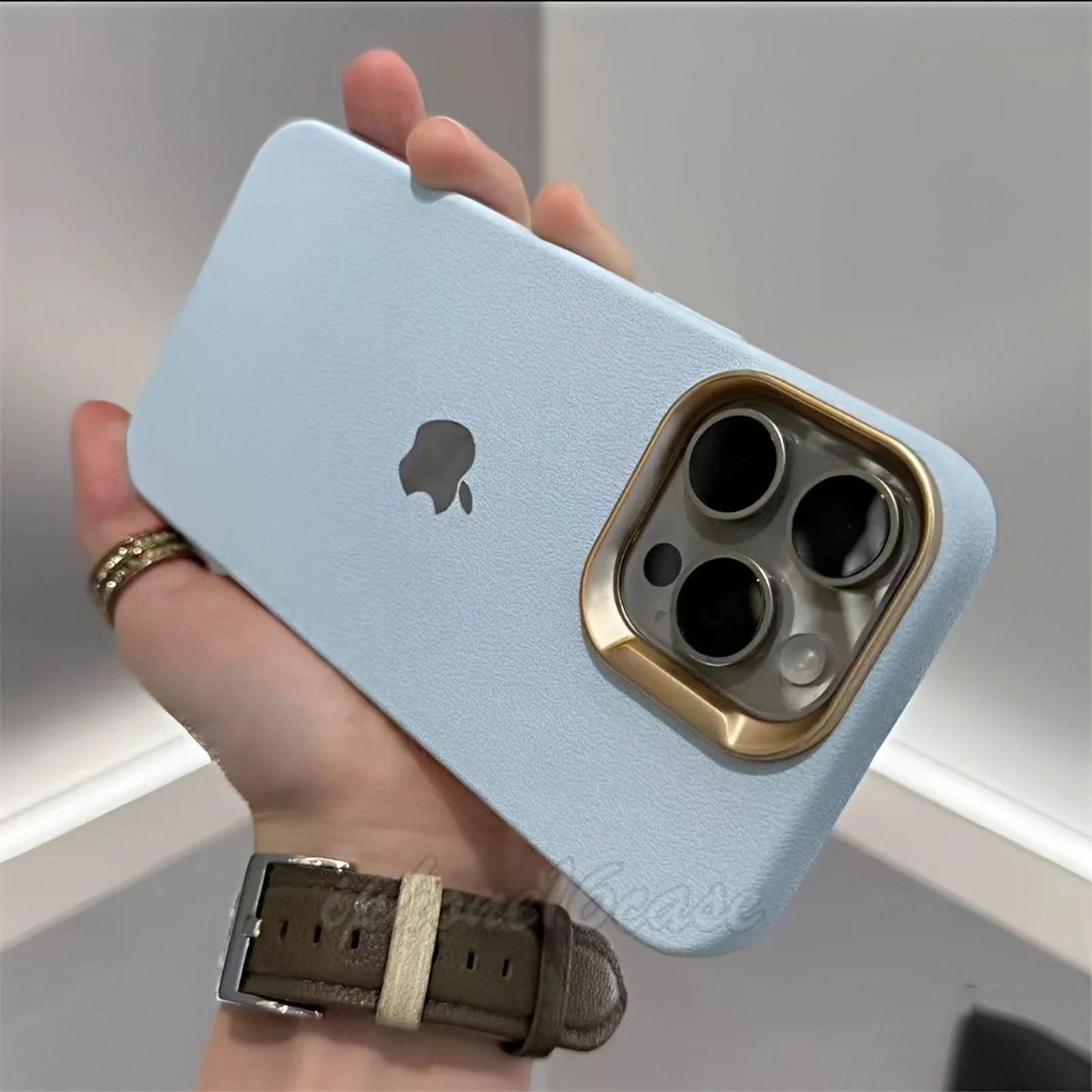 Luxury Leather Case For iPhone 13 / 12 With Magsafe