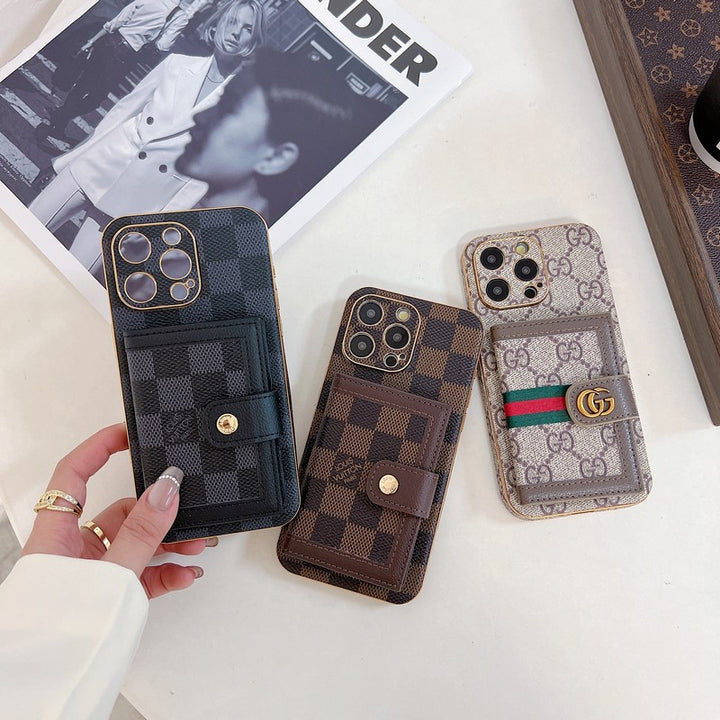 Luxury Classic Color Card Bag Apple iPhone Case Roxy New 2