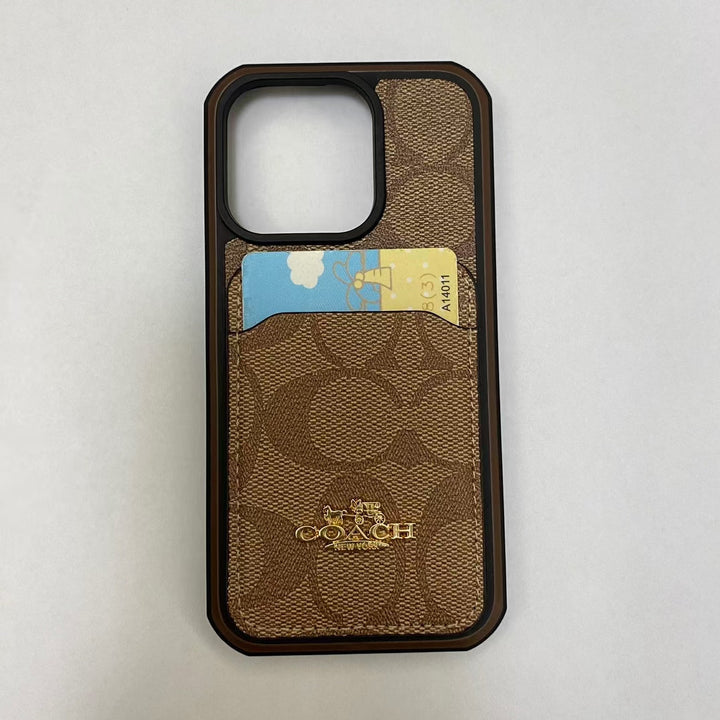 Chic iPhone Case with Built-in Card Holde