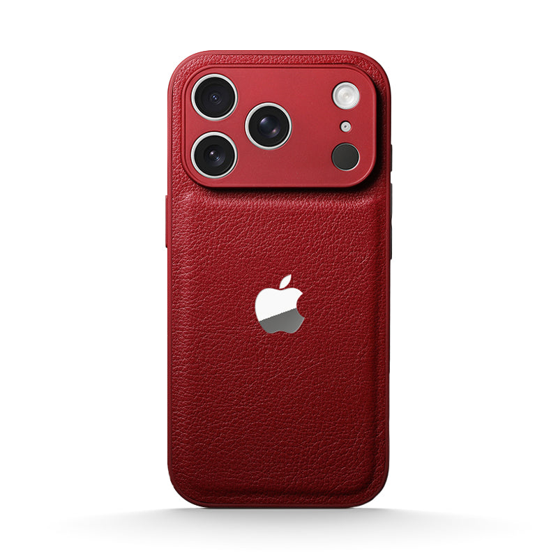 Lychee Grain Leather Case for iPhone 12-18 Pro & Pro Max