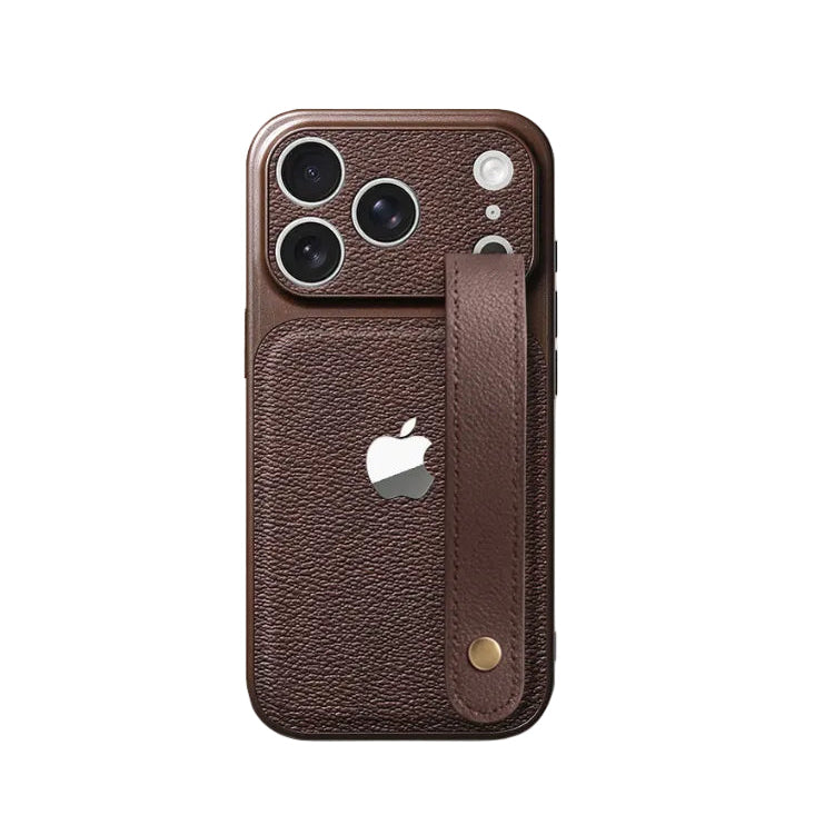 Leather Wristband Case for iPhone 13-18 Pro & Pro Max