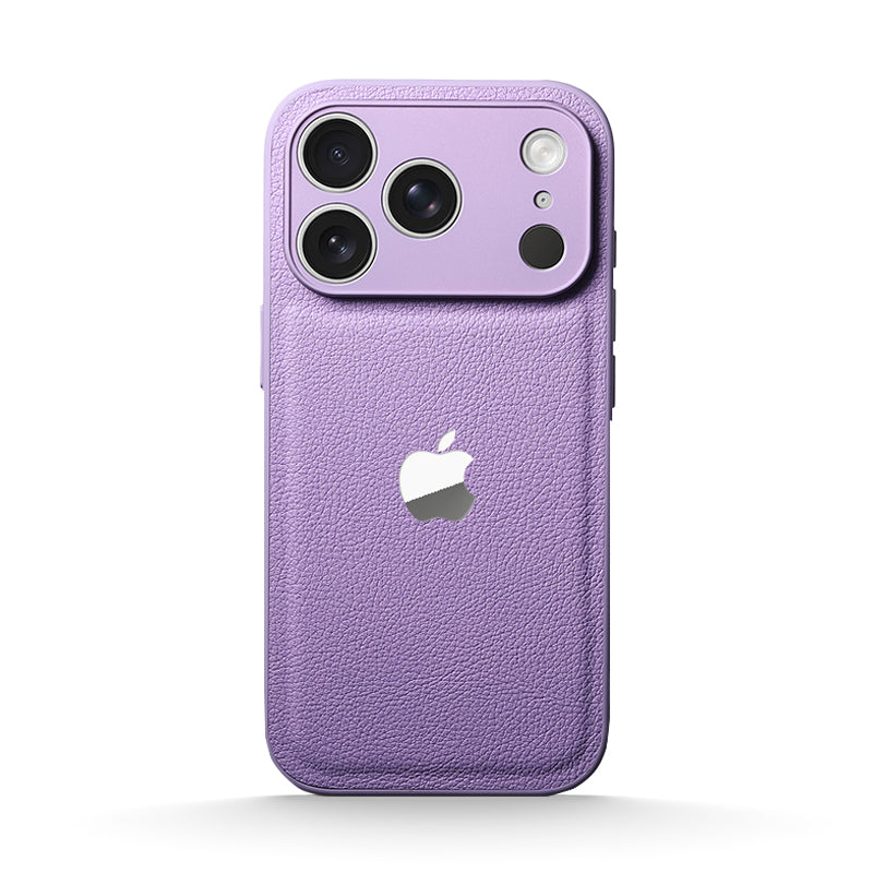 Lychee Grain Leather Case for iPhone 12-18 Pro & Pro Max