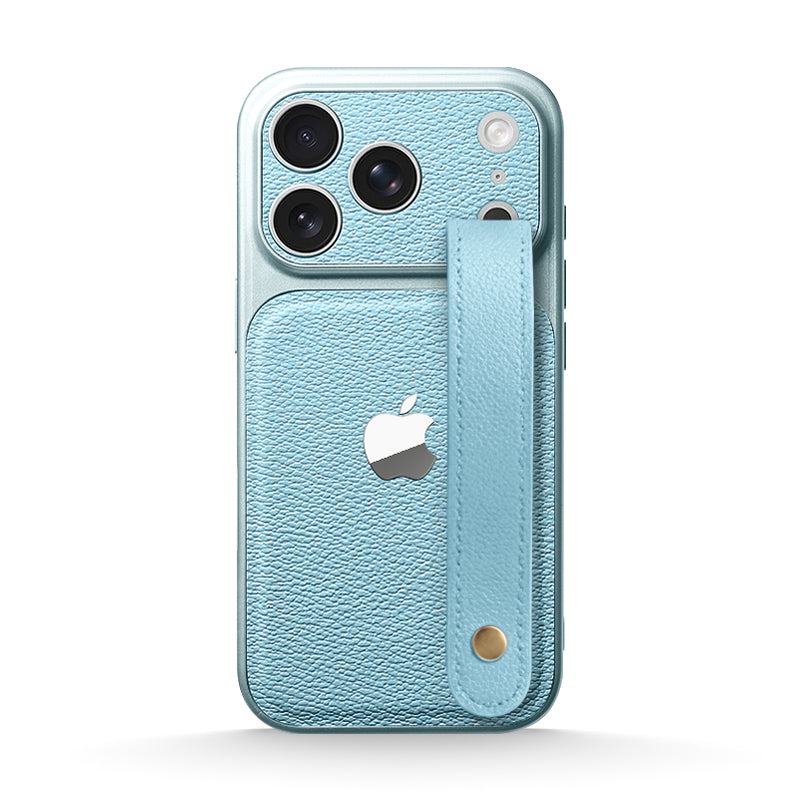 Leather Wristband Case for iPhone 13-18 Series