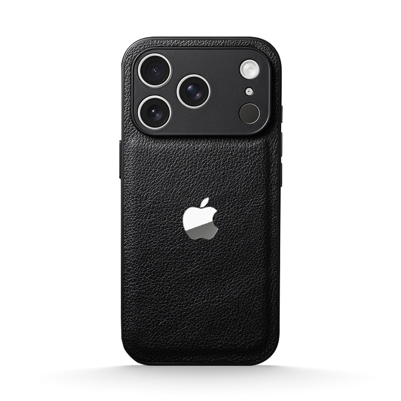 Lychee Grain Leather Case for iPhone 12-18 Pro & Pro Max