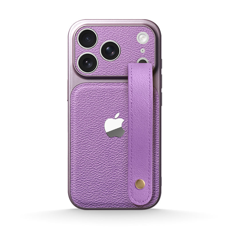 Leather Wristband Case for iPhone 13-18 Series