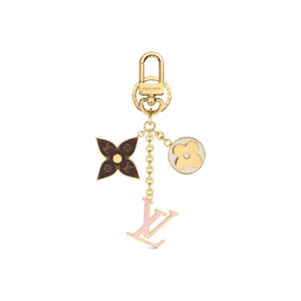 Luxury Inspired Monogram Bag Charm & Keychain