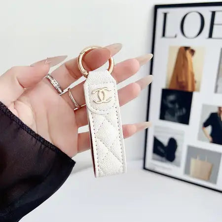 Luxury Chanel Leather Key Chain