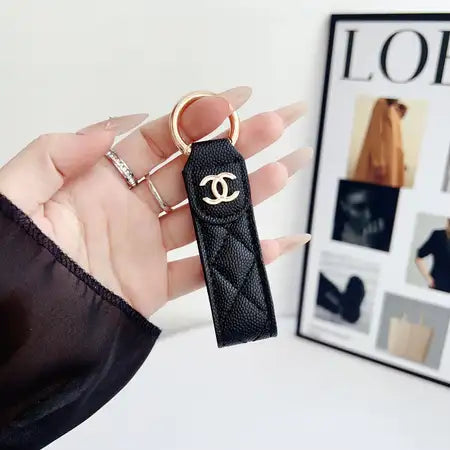 Luxury Chanel Leather Key Chain