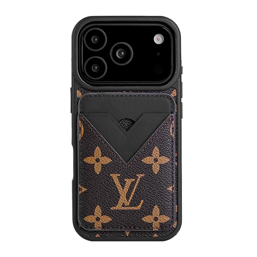 Luxe Louis Vuitton Leather Case For iPhone 17/ 16/ 15/ 14