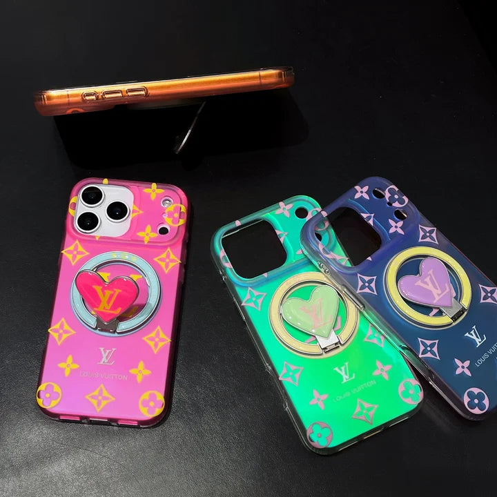 Louis Vuitton Colorful Heart Magnetic Holder For iPhone 17-12