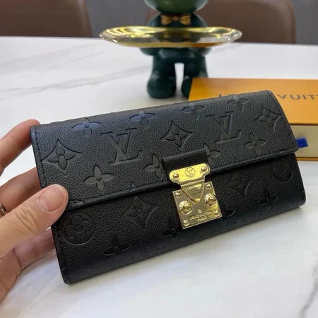 Luxury Monogram Slender Wallet