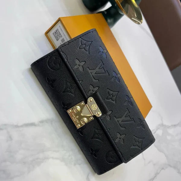 Luxury Monogram Slender Wallet