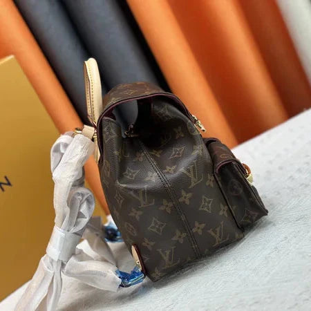 Luxury Louis Vuitton women's backpack, Monogram