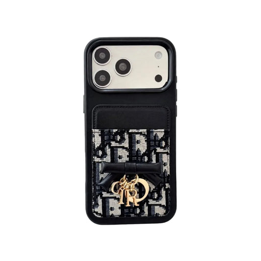 Luxury DR Oblique Card Case - For iPhone 12-18 Pro & Pro Max