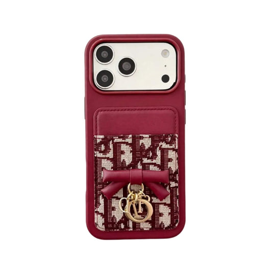 Luxury DR Oblique Card Case - For iPhone 12-18 Pro & Pro Max