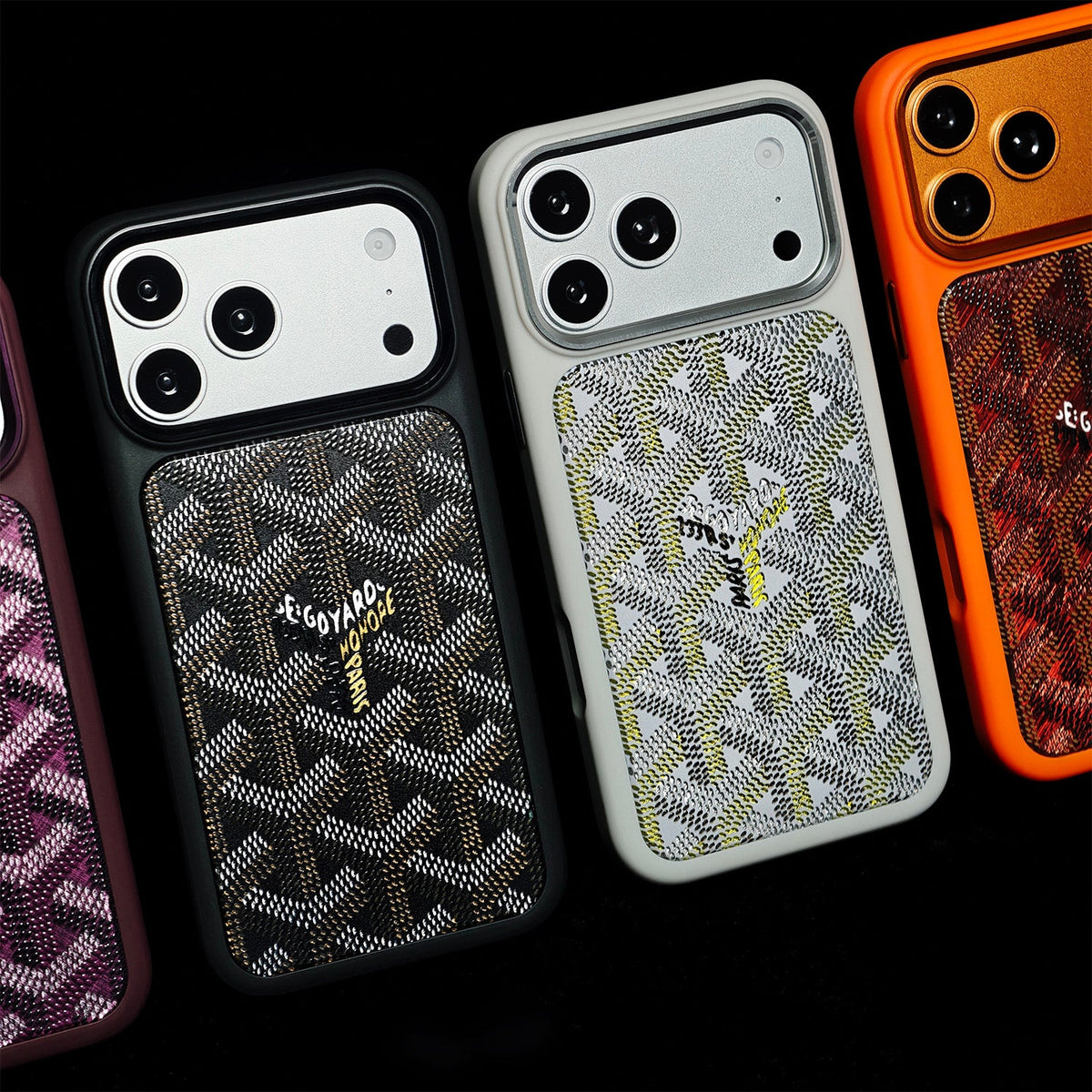 Premium GYD Leather Case with Shockproof for iPhone 15-18 Pro & Pro Max
