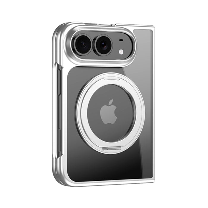 iPhone Duo Transparent Electroplated Magsafe Stand Case