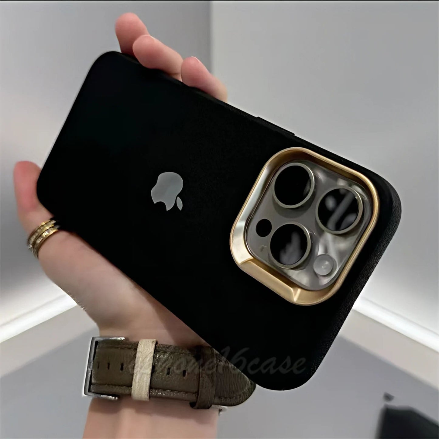 Luxury Leather Case For iPhone 13 / 12 With Magsafe