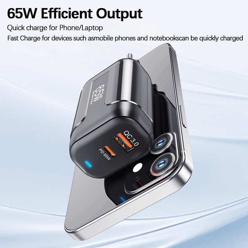 65W GaN Super 2-Port Fast Charger