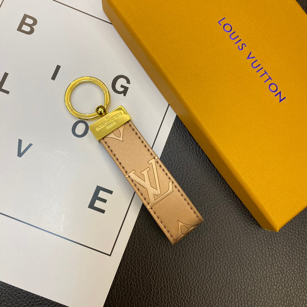 Louis Vuitton Leather Key Chain theroxymob