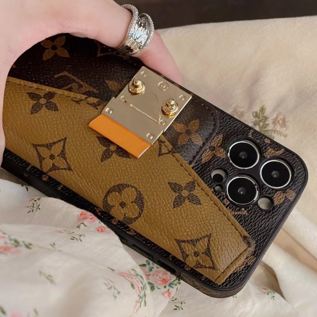 CROSSBODY ENVELOPE CARD HOLDER GENUINE LEATHER ELEGANT IPHONE