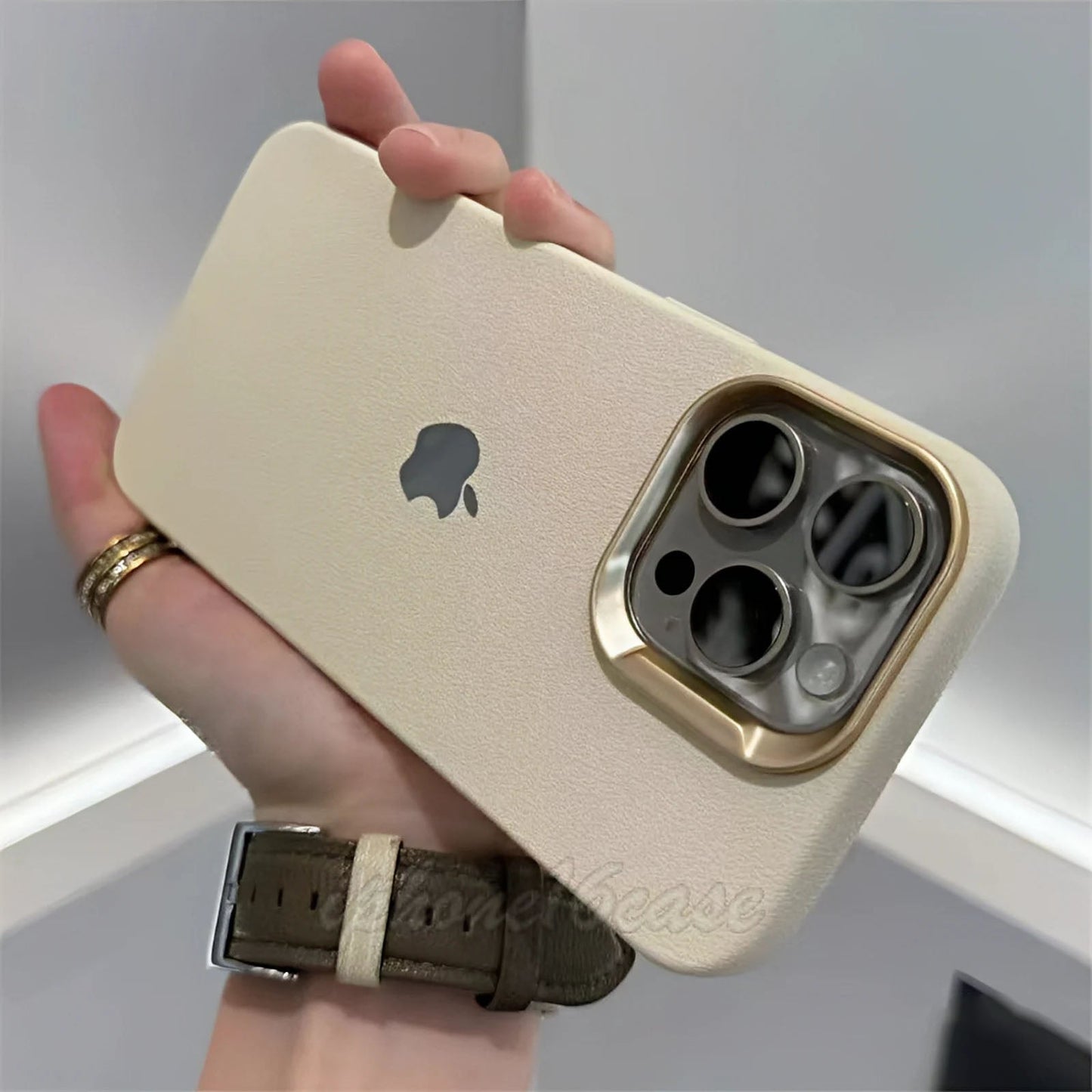 Luxury Leather Case For iPhone 13 / 12 With Magsafe