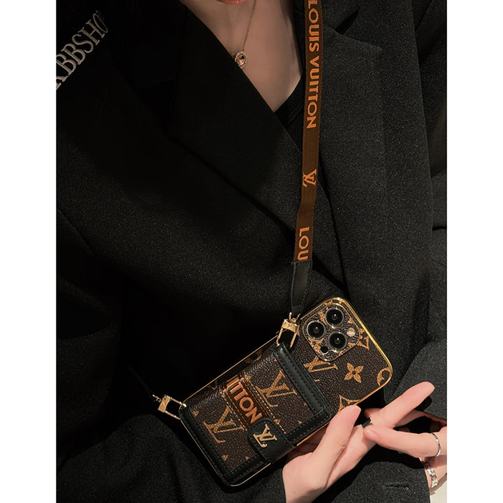 Luxury CASE WITH CHAIN FOR IPHONE 16 15 14 Roxy New 2