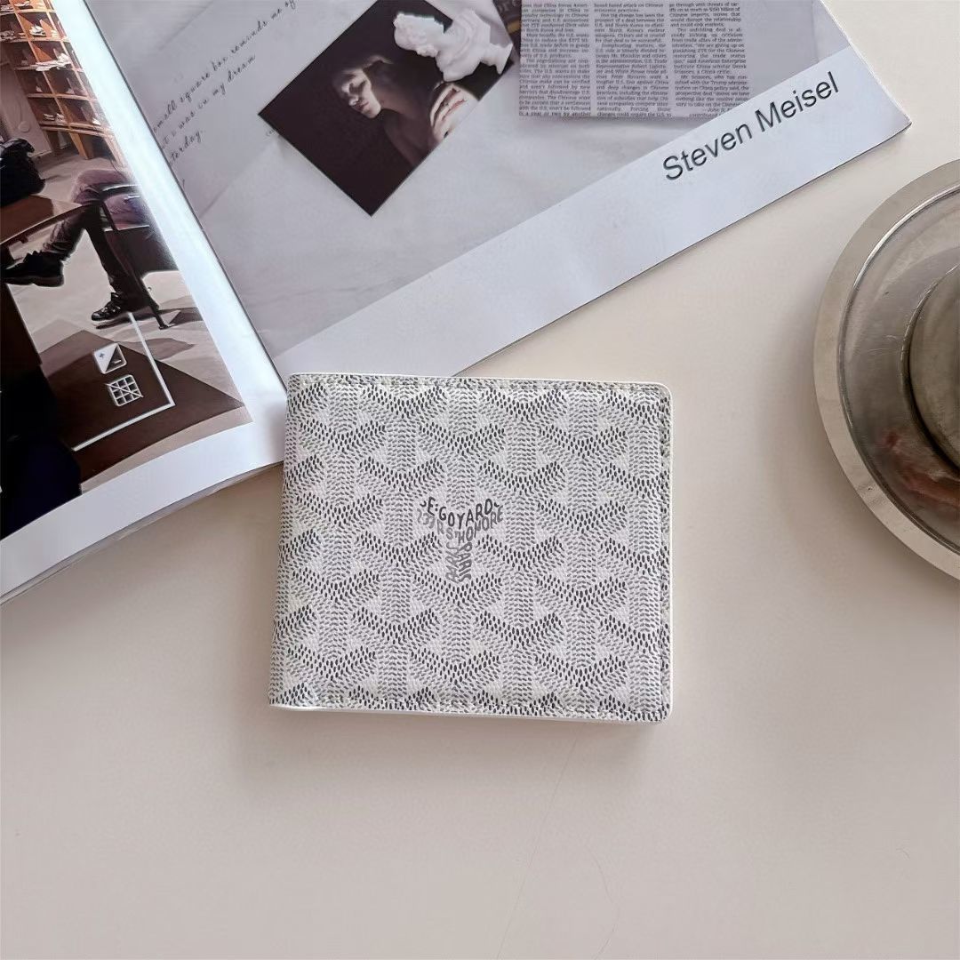 Goyard Victoire Wallet: Classic Goyardine Canvas Bi-Fold