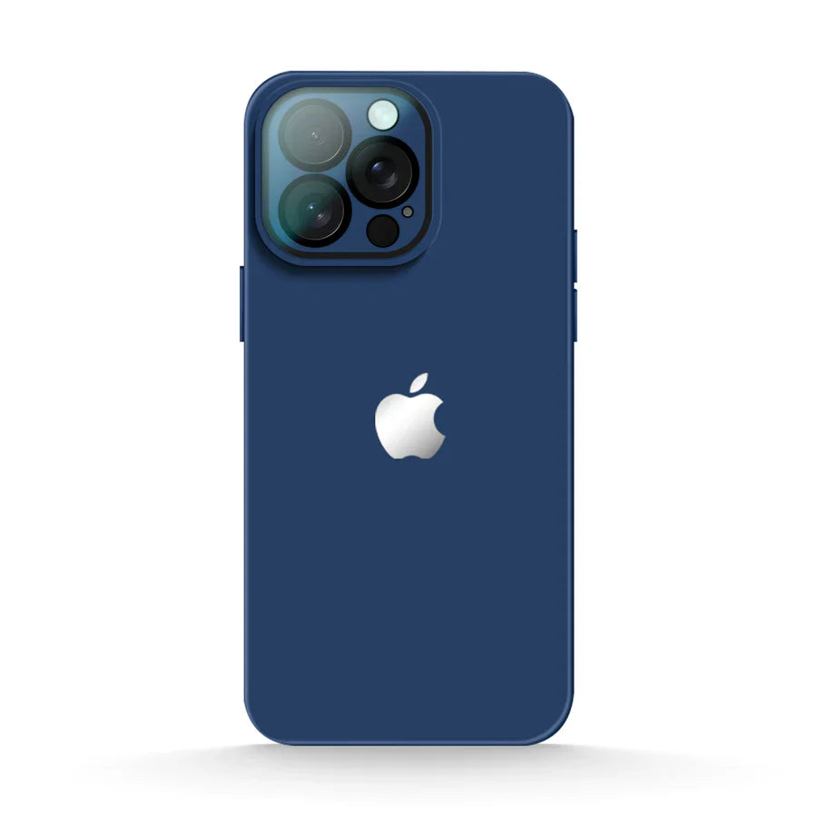 Luxury Frosted Case with Lens Tempered Glass Protection For iPhone 13 / 12 / 11