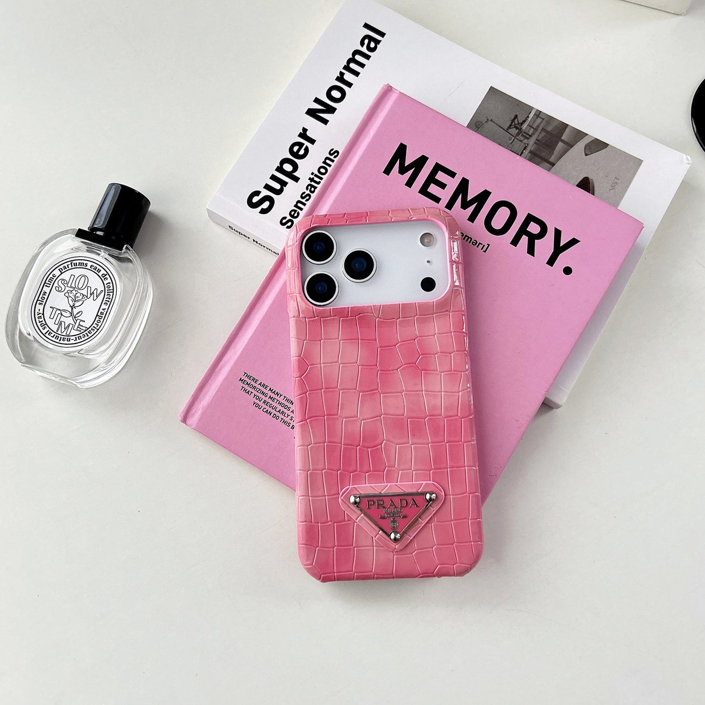 Elegant Prada Apple iPhone Case For iPhone 17 / 16 / 15 / 14