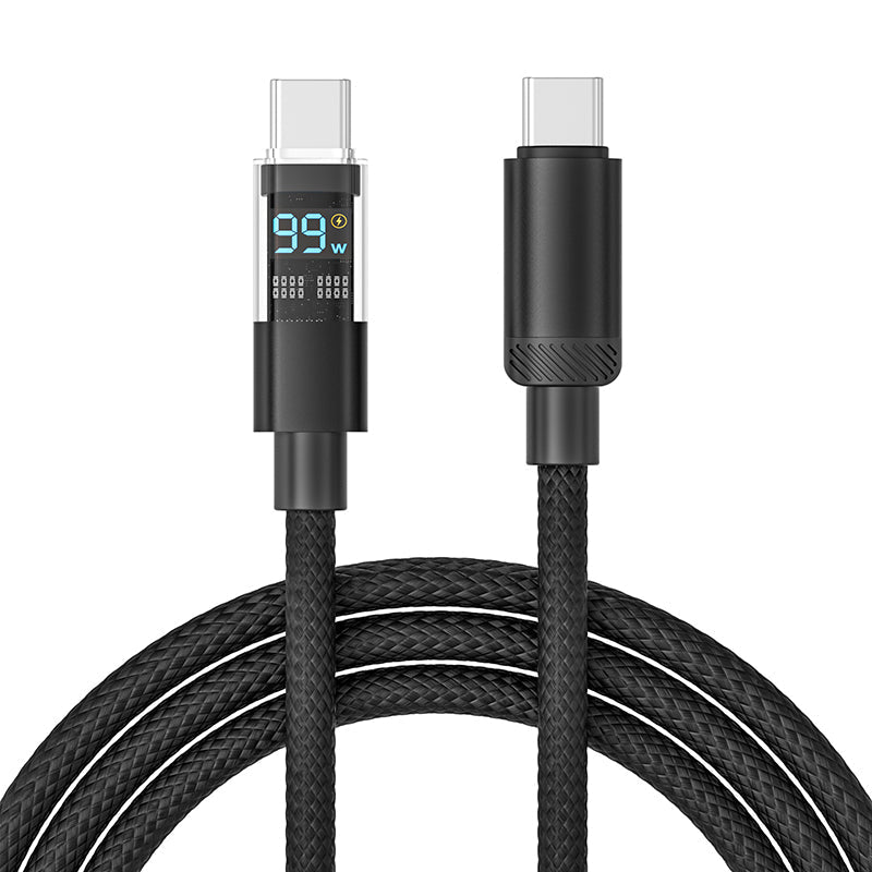 100W Fast Charging Cable With Digital Display