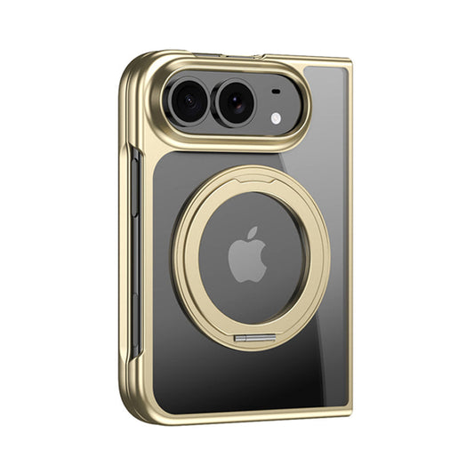 iPhone Duo Transparent Electroplated Magsafe Stand Case