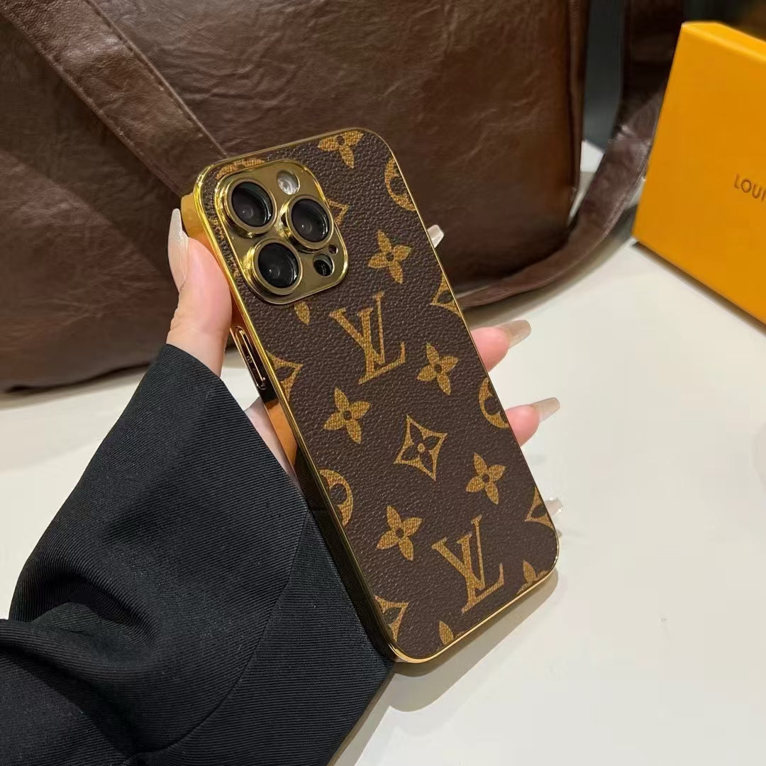 NEW DESIGN SOFT LUXURY IPHONE CASE WITH GOLDEN BORDER Roxy New 2