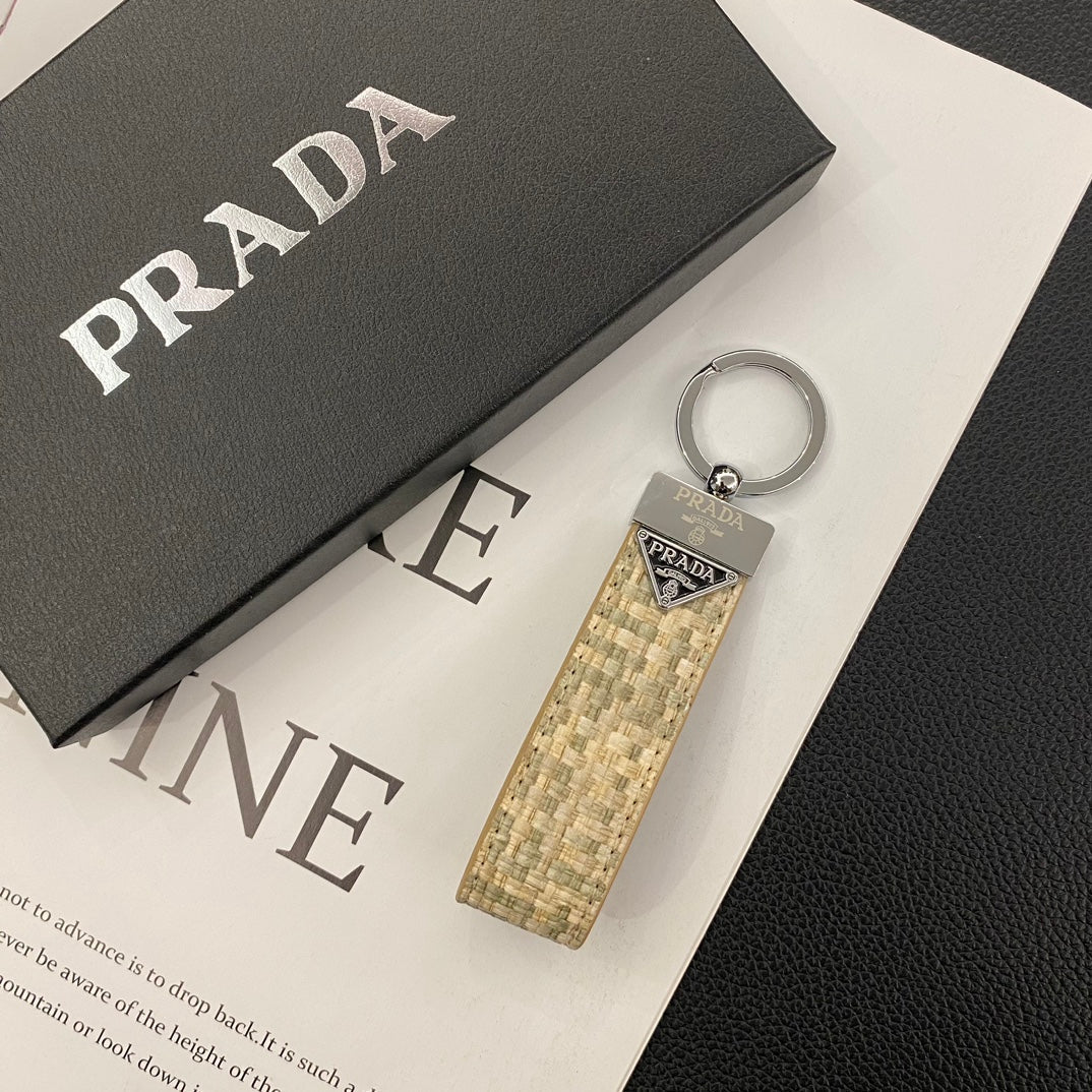Prada Leather Key Chain theroxymob