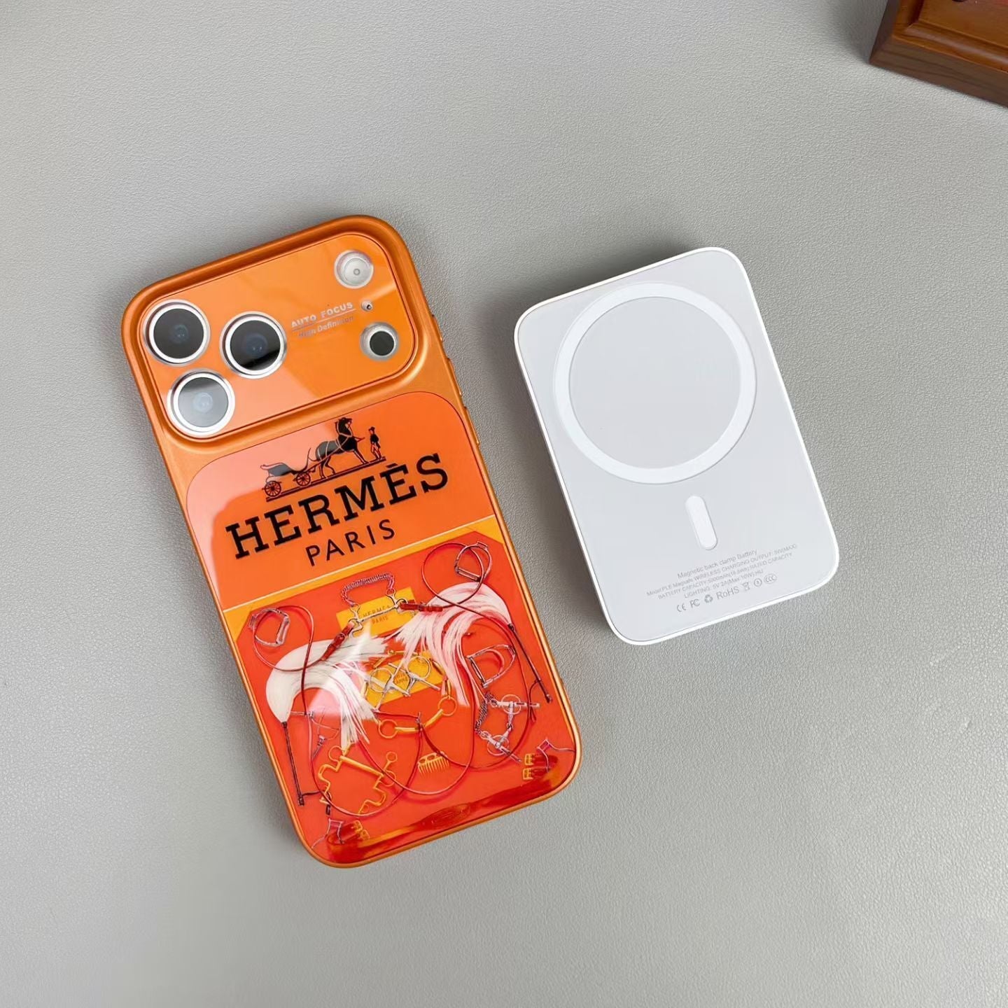 Premium H Glass Case For iPhone 17 / 16 / 15 / 14