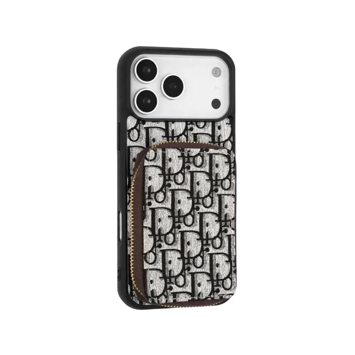 Dior Luxury iPhone Case Card Slot for iPhone 12-18 Pro & Pro Max