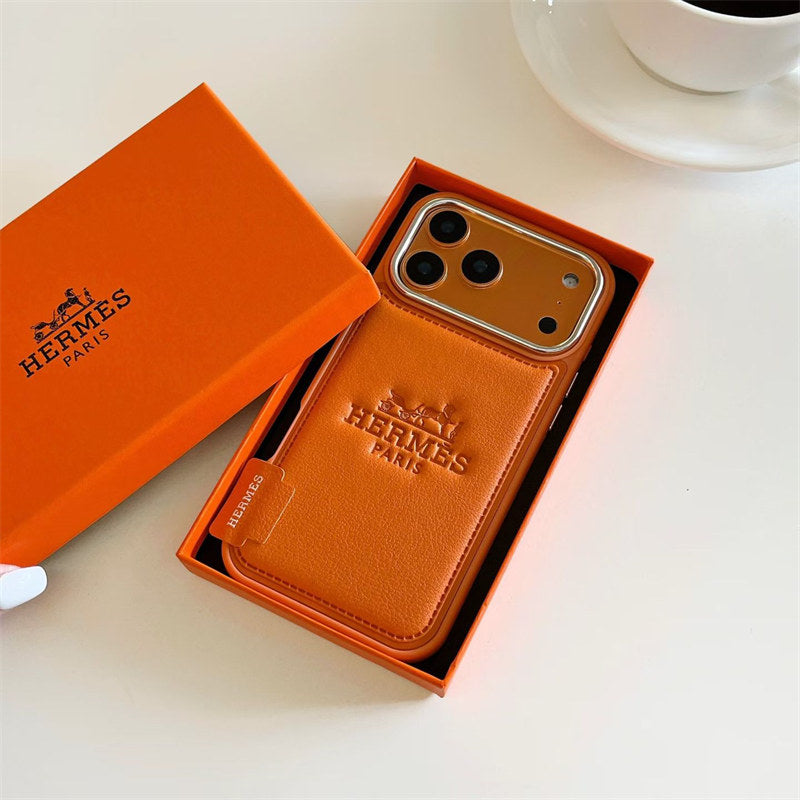 Luxury Leather Case For iPhone 17 / 16 / 15 / 14