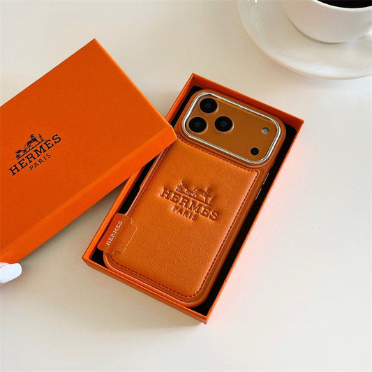 Luxury Leather Case For iPhone 17 / 16 / 15 / 14