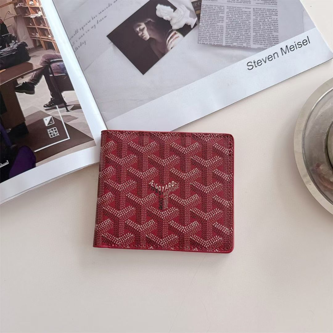 Goyard Victoire Wallet: Classic Goyardine Canvas Bi-Fold