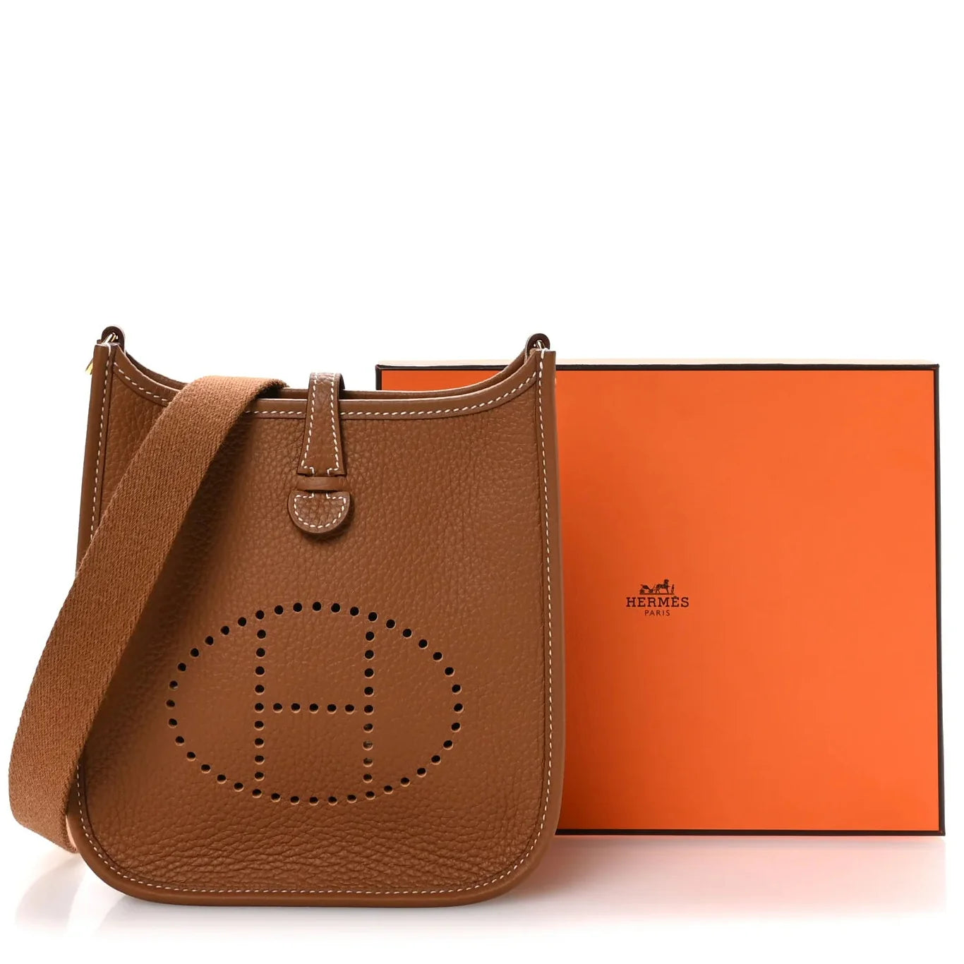 Luxury Handle Bag Orange