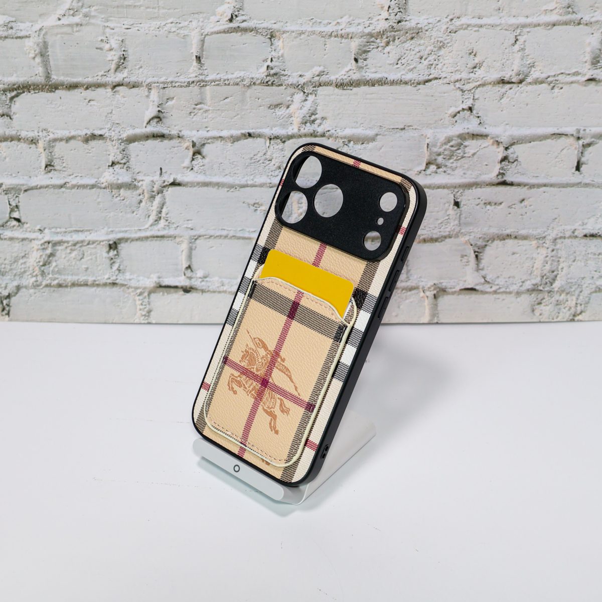 Luxury Card Holder Phone Case For iPhone 12-17